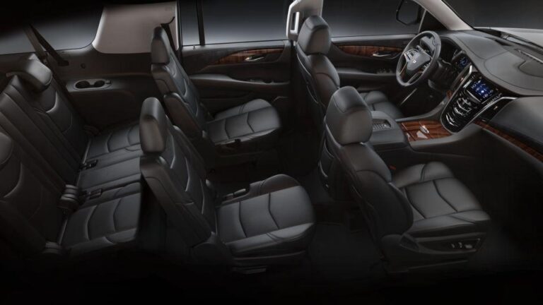 Cadillac Escalade ESV Interior - Alpha Transportation Services